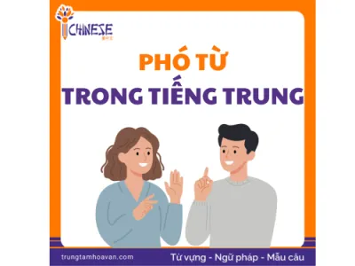 Phó từ trong tiếng Trung: Phân loại, cách dùng và ví dụ chi tiết