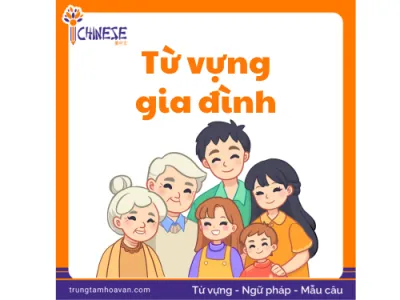 Từ vựng tiếng Trung chủ đề gia đình: cách gọi, pinyin và mẫu câu giao tiếp